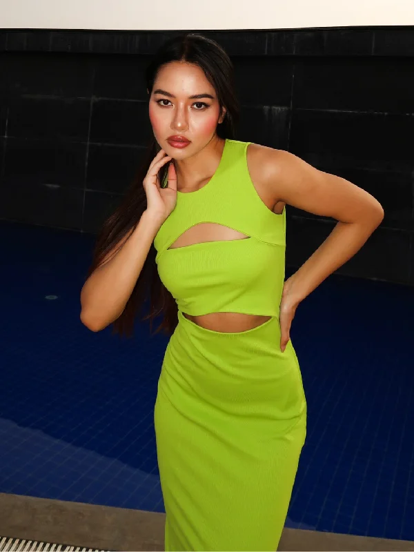 Backless Women Dress for a Sexy and Alluring Look at Evening Events Stretchable Ribbed Bandage Dress Backless Women Dress for a Sexy and Alluring Look at Evening Events Stretchable Ribbed Bandage Dress