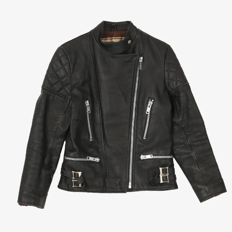 Women's leather leather scarves with a geometric print Vintage Monza Cafe Racer Jacket Women's leather leather scarves with a geometric print Vintage Monza Cafe Racer Jacket