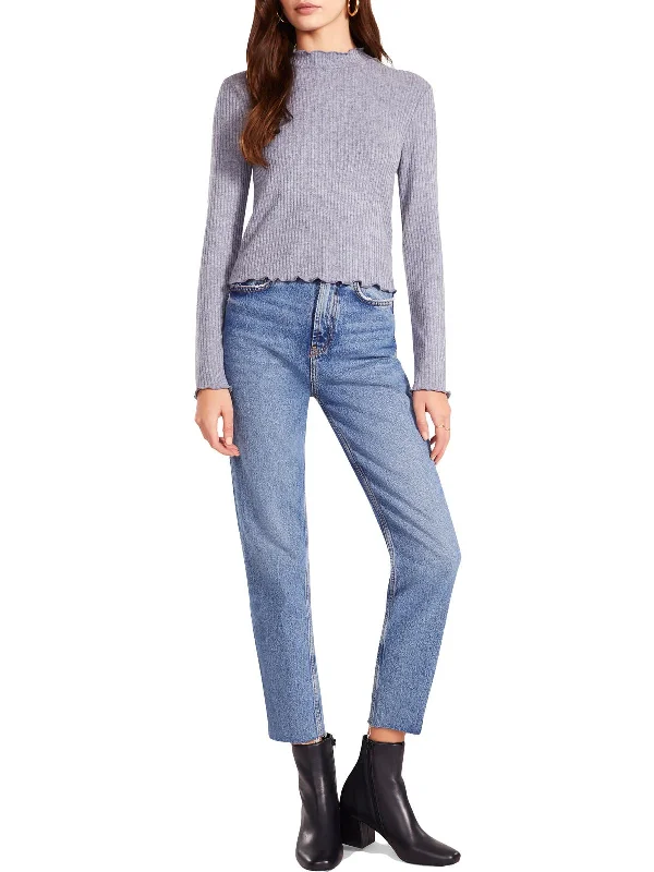 Plus Size Women's Pullovers with Pockets for Practicality Womens Mock Neck Long Sleeve Pullover Sweater Plus Size Women's Pullovers with Pockets for Practicality Womens Mock Neck Long Sleeve Pullover Sweater