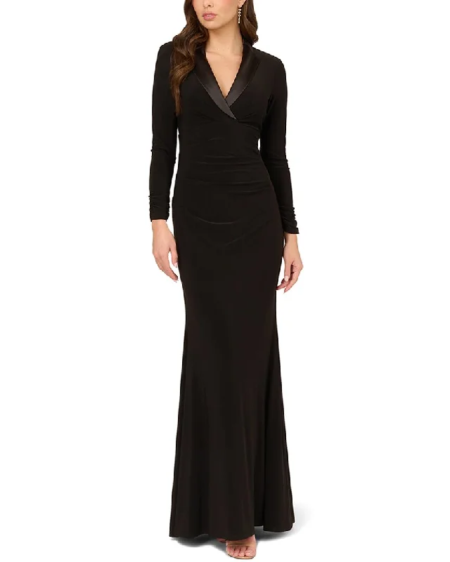 Mermaid - Style Women Dress with a Fitted Silhouette for Special Occasions Mermaid - Style Women Dress with a Fitted Silhouette for Special Occasions Adrianna Papell Tuxedo Mermaid Long Dress Mermaid - Style Women Dress with a Fitted Silhouette for Special Occasions Mermaid - Style Women Dress with a Fitted Silhouette for Special Occasions Adrianna Papell Tuxedo Mermaid Long Dress