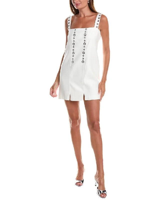 Lace - Embellished Women Dress for an Elegant and Sophisticated Appearance Lace - Embellished Women Dress for an Elegant and Sophisticated Appearance ALEXIS Micaela Linen-Blend Shift Dress Lace - Embellished Women Dress for an Elegant and Sophisticated Appearance Lace - Embellished Women Dress for an Elegant and Sophisticated Appearance ALEXIS Micaela Linen-Blend Shift Dress