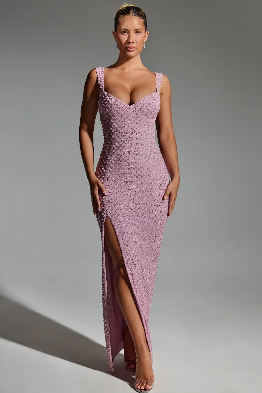 Plus Size Women Dress with a Flattering A - Line Cut for Comfort and Style Plus Size Women Dress with a Flattering A - Line Cut for Comfort and Style Embellished Open-Back Maxi Dress in Mauve Plus Size Women Dress with a Flattering A - Line Cut for Comfort and Style Plus Size Women Dress with a Flattering A - Line Cut for Comfort and Style Embellished Open-Back Maxi Dress in Mauve