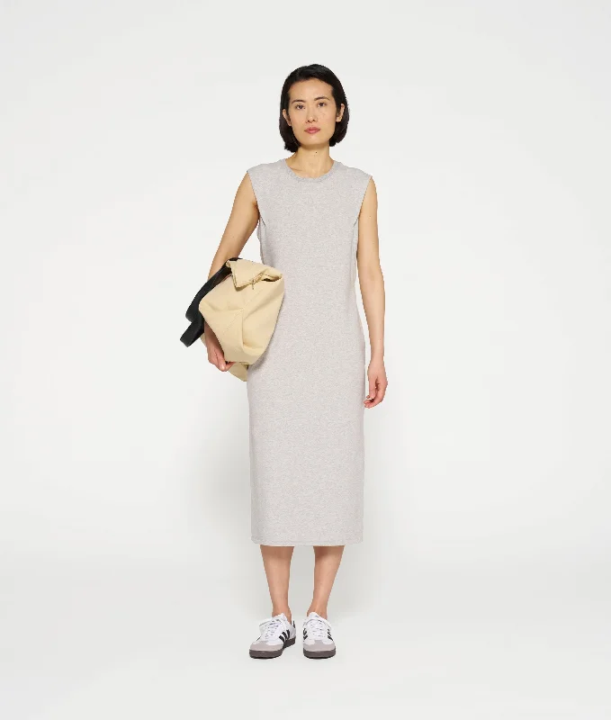 Strapless Women Dress with a Built - in Bra for Comfort and Support Strapless Women Dress with a Built - in Bra for Comfort and Support easy sleeveless dress | light grey melee Strapless Women Dress with a Built - in Bra for Comfort and Support Strapless Women Dress with a Built - in Bra for Comfort and Support easy sleeveless dress | light grey melee