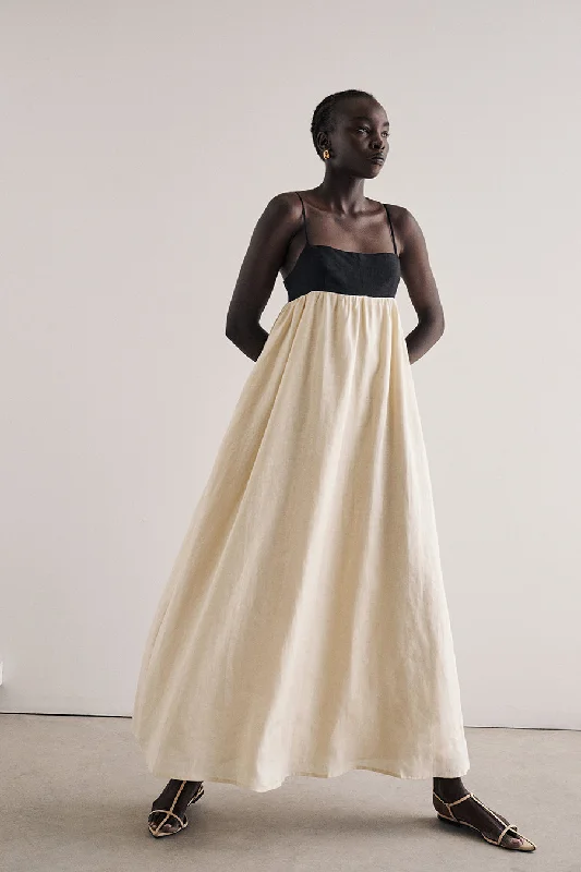 Off - the - Shoulder Women Dress for a Romantic and Feminine Look Off - the - Shoulder Women Dress for a Romantic and Feminine Look ELENA BUTTERMILK LINEN MAXI DRESS Off - the - Shoulder Women Dress for a Romantic and Feminine Look Off - the - Shoulder Women Dress for a Romantic and Feminine Look ELENA BUTTERMILK LINEN MAXI DRESS