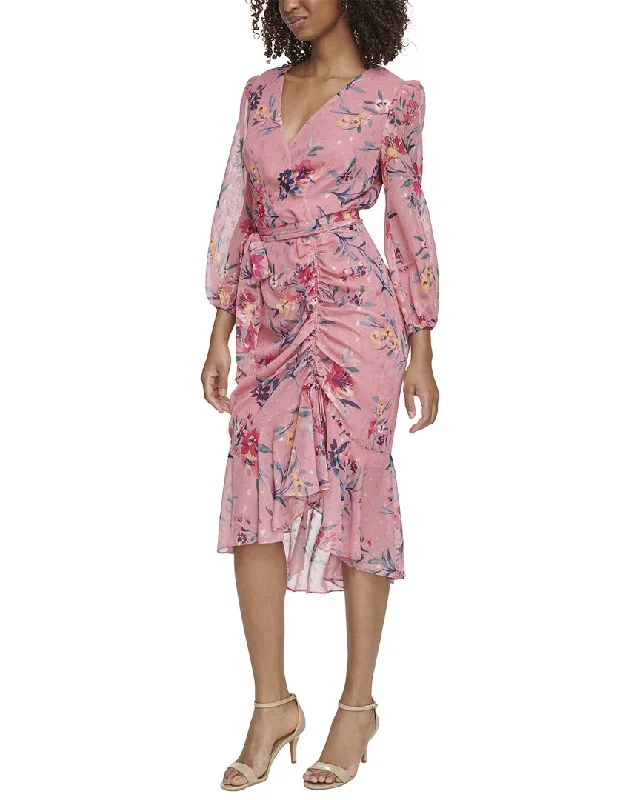 Off - the - Shoulder Women Dress for a Romantic and Feminine Look Off - the - Shoulder Women Dress for a Romantic and Feminine Look Eliza J Printed Metallic Clip Chiffon Midi Dress Off - the - Shoulder Women Dress for a Romantic and Feminine Look Off - the - Shoulder Women Dress for a Romantic and Feminine Look Eliza J Printed Metallic Clip Chiffon Midi Dress