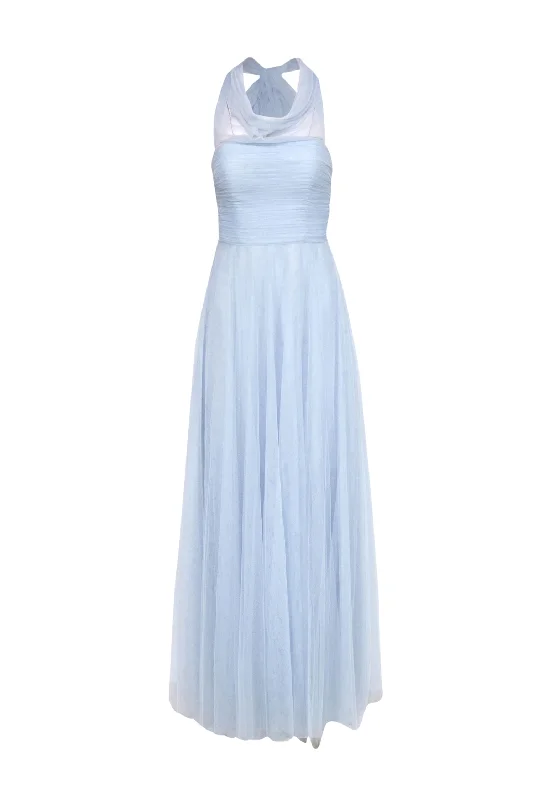 Mermaid - Style Women Dress with a Fitted Silhouette for Special Occasions Mermaid - Style Women Dress with a Fitted Silhouette for Special Occasions Jenny Yoo - Icy Blue Strapless Tulle Gown w/ Tied Illusion Neckline Sz 0 Mermaid - Style Women Dress with a Fitted Silhouette for Special Occasions Mermaid - Style Women Dress with a Fitted Silhouette for Special Occasions Jenny Yoo - Icy Blue Strapless Tulle Gown w/ Tied Illusion Neckline Sz 0
