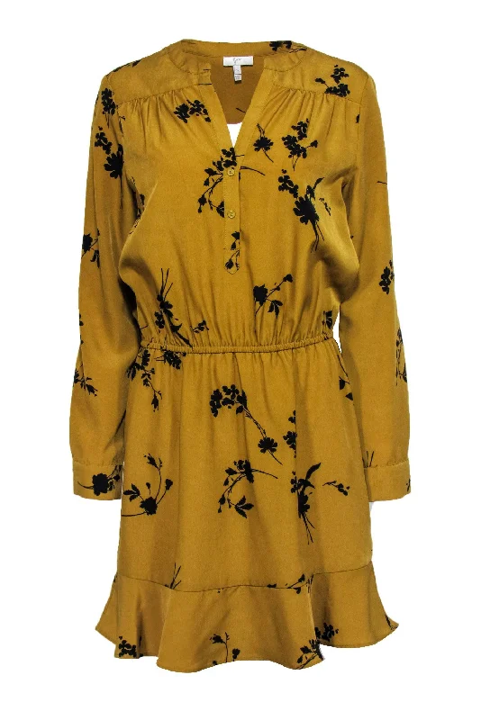 Sheath Women Dress with a Tailored Fit for a Professional Look Sheath Women Dress with a Tailored Fit for a Professional Look Joie - Mustard & Black Floral Print Fit & Flare Dress w/ Flounce Hem Sz M Sheath Women Dress with a Tailored Fit for a Professional Look Sheath Women Dress with a Tailored Fit for a Professional Look Joie - Mustard & Black Floral Print Fit & Flare Dress w/ Flounce Hem Sz M