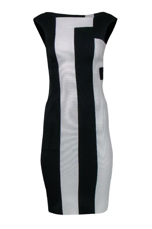 Strapless Women Dress with a Built - in Bra for Comfort and Support Strapless Women Dress with a Built - in Bra for Comfort and Support Karen Millen - Black & White Paneled Sheath Dress Sz 4 Strapless Women Dress with a Built - in Bra for Comfort and Support Strapless Women Dress with a Built - in Bra for Comfort and Support Karen Millen - Black & White Paneled Sheath Dress Sz 4