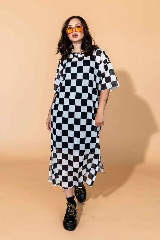 Ruffled Women Dress with Multiple Layers for a Playful and Girly Style Ruffled Women Dress with Multiple Layers for a Playful and Girly Style Karma Oversized Mesh Dress + Slip in Checkerboard Ruffled Women Dress with Multiple Layers for a Playful and Girly Style Ruffled Women Dress with Multiple Layers for a Playful and Girly Style Karma Oversized Mesh Dress + Slip in Checkerboard