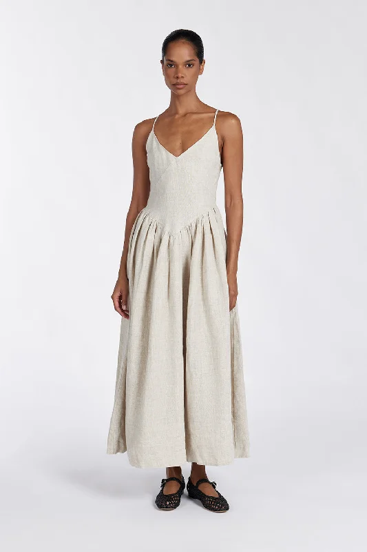 Sleeveless Women Dress in Bright Colors for Summer Parties Sleeveless Women Dress in Bright Colors for Summer Parties LEXI NATURAL LINEN MIDI DRESS Sleeveless Women Dress in Bright Colors for Summer Parties Sleeveless Women Dress in Bright Colors for Summer Parties LEXI NATURAL LINEN MIDI DRESS