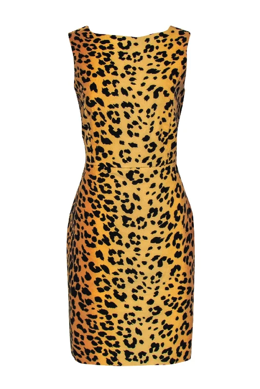 Halter Neck Women Dress to Show Off the Shoulders and Neckline Halter Neck Women Dress to Show Off the Shoulders and Neckline Love Moschino - Tan & Black Velvet Leopard Print Sleeveless Sheath Dress Sz 10 Halter Neck Women Dress to Show Off the Shoulders and Neckline Halter Neck Women Dress to Show Off the Shoulders and Neckline Love Moschino - Tan & Black Velvet Leopard Print Sleeveless Sheath Dress Sz 10
