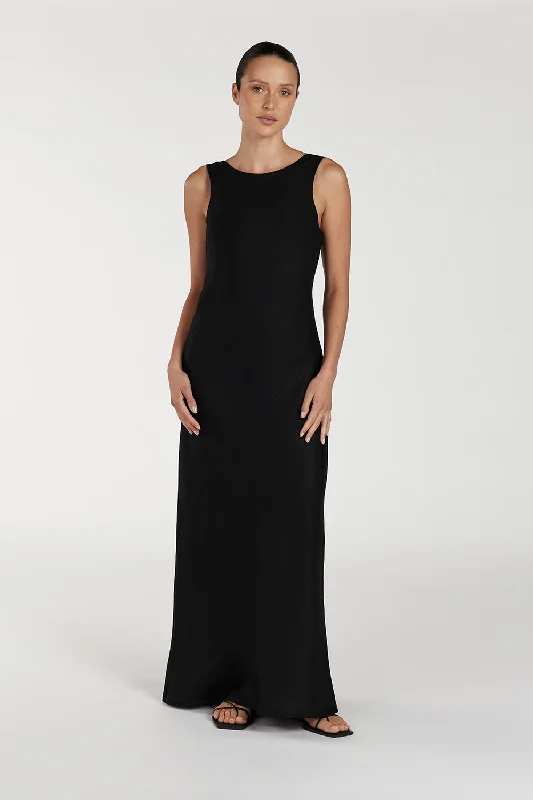 Plus Size Women Dress with a Flattering A - Line Cut for Comfort and Style Plus Size Women Dress with a Flattering A - Line Cut for Comfort and Style LYRA BLACK LINEN MIDI DRESS Plus Size Women Dress with a Flattering A - Line Cut for Comfort and Style Plus Size Women Dress with a Flattering A - Line Cut for Comfort and Style LYRA BLACK LINEN MIDI DRESS