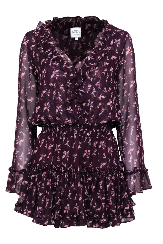 Plus Size Women Dress with a Flattering A - Line Cut for Comfort and Style Plus Size Women Dress with a Flattering A - Line Cut for Comfort and Style MISA Los Angeles - Plum Floral Silky Ruffled Mini Peasant Dress Sz XS Plus Size Women Dress with a Flattering A - Line Cut for Comfort and Style Plus Size Women Dress with a Flattering A - Line Cut for Comfort and Style MISA Los Angeles - Plum Floral Silky Ruffled Mini Peasant Dress Sz XS