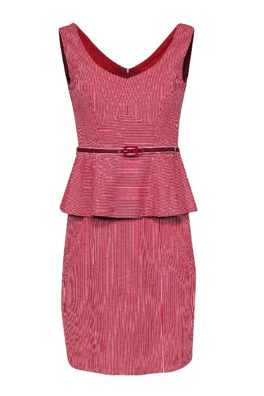 Ruffled Women Dress with Multiple Layers for a Playful and Girly Style Ruffled Women Dress with Multiple Layers for a Playful and Girly Style Nanette Lepore - Red & White Striped Sleeveless Belted Sheath Dress w/ Peplum Waist Sz 4 Ruffled Women Dress with Multiple Layers for a Playful and Girly Style Ruffled Women Dress with Multiple Layers for a Playful and Girly Style Nanette Lepore - Red & White Striped Sleeveless Belted Sheath Dress w/ Peplum Waist Sz 4