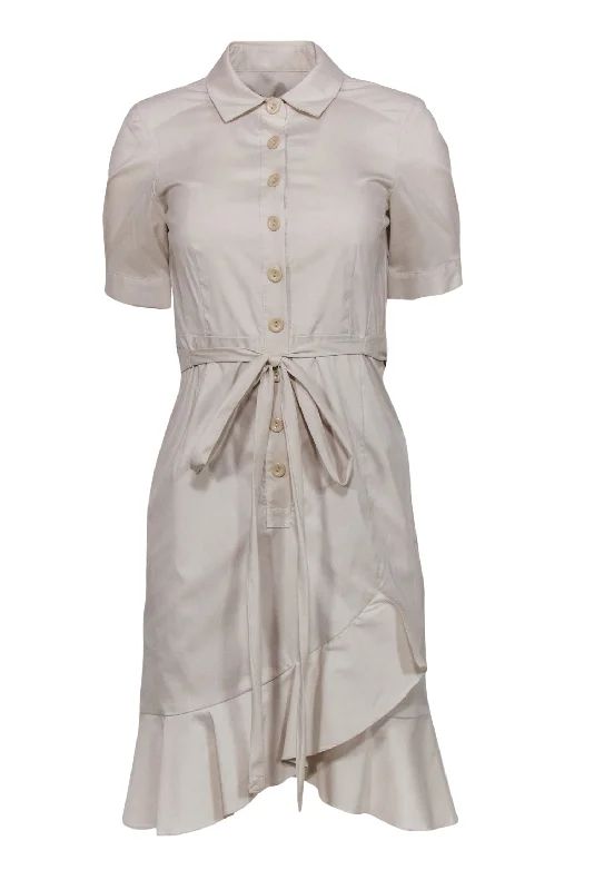 Halter Neck Women Dress to Show Off the Shoulders and Neckline Halter Neck Women Dress to Show Off the Shoulders and Neckline Nanette Lepore - Khaki Cotton Blend Collared Shirt Dress Sz 2 Halter Neck Women Dress to Show Off the Shoulders and Neckline Halter Neck Women Dress to Show Off the Shoulders and Neckline Nanette Lepore - Khaki Cotton Blend Collared Shirt Dress Sz 2