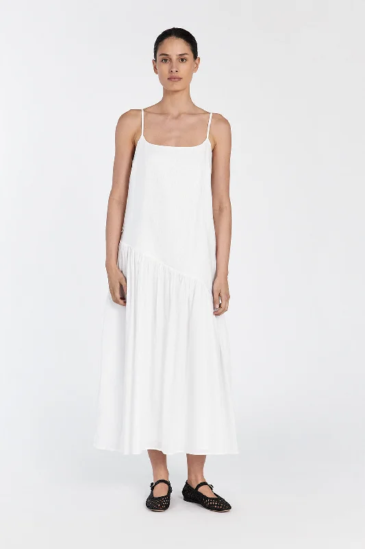 Empire Waist Women Dress to Accentuate the Bust and Conceal the Waist Empire Waist Women Dress to Accentuate the Bust and Conceal the Waist NOAH WHITE LINEN ASYM MIDI DRESS Empire Waist Women Dress to Accentuate the Bust and Conceal the Waist Empire Waist Women Dress to Accentuate the Bust and Conceal the Waist NOAH WHITE LINEN ASYM MIDI DRESS