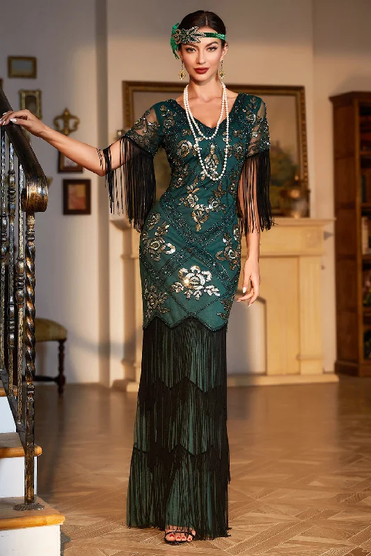 Plus Size Women Dress with a Flattering A - Line Cut for Comfort and Style Plus Size Women Dress with a Flattering A - Line Cut for Comfort and Style Sheath V Neck Dark Green Sequins Long 1920s Flapper Dress with Fringes Plus Size Women Dress with a Flattering A - Line Cut for Comfort and Style Plus Size Women Dress with a Flattering A - Line Cut for Comfort and Style Sheath V Neck Dark Green Sequins Long 1920s Flapper Dress with Fringes