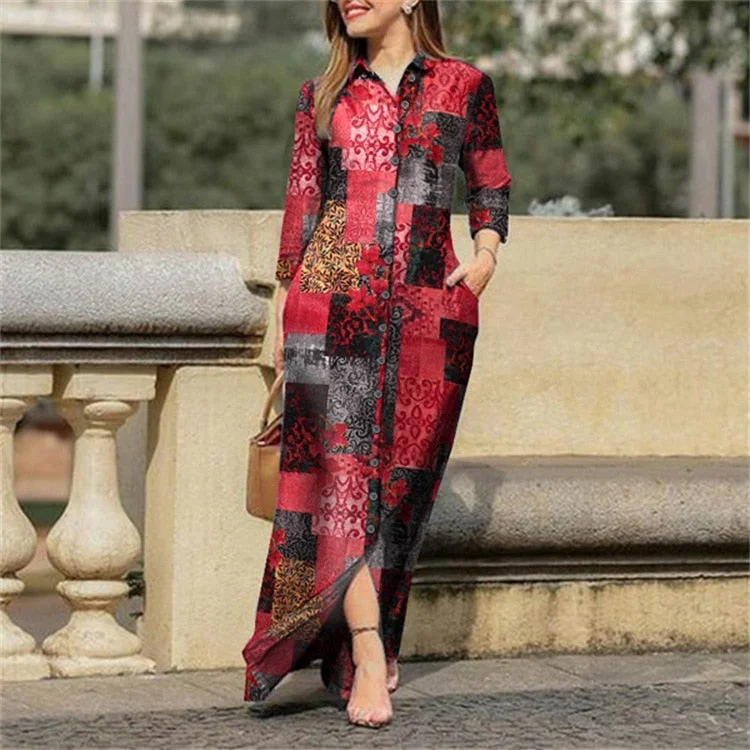Wrap - Style Women Dress with Adjustable Fit for All Body Types Wrap - Style Women Dress with Adjustable Fit for All Body Types sixsr Fall Outfits Autumn Vintage Floral Printed Cotton Dress Women Casual Lapel Collar Button Up Dresses Bohemian Vestidos Long Robe Wrap - Style Women Dress with Adjustable Fit for All Body Types Wrap - Style Women Dress with Adjustable Fit for All Body Types sixsr Fall Outfits Autumn Vintage Floral Printed Cotton Dress Women Casual Lapel Collar Button Up Dresses Bohemian Vestidos Long Robe
