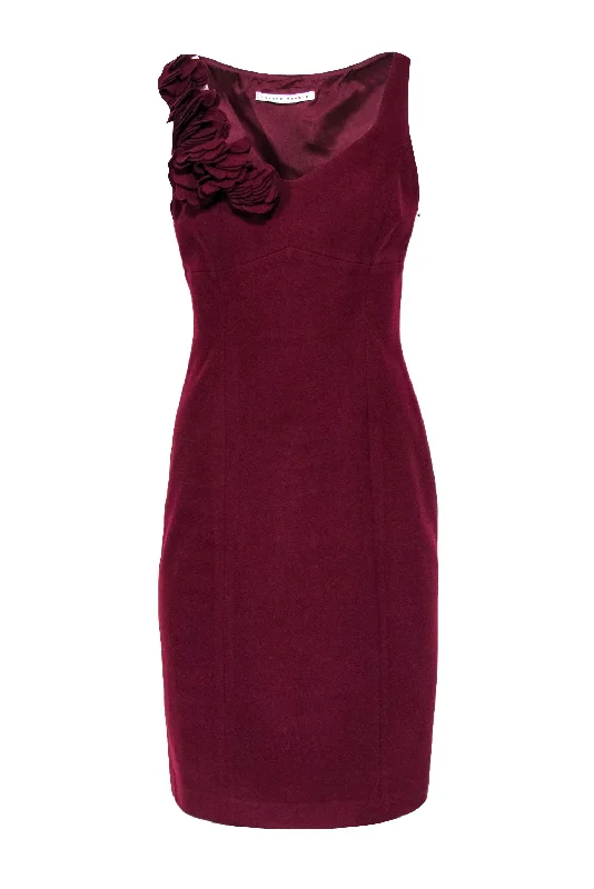 Sleeveless Women Dress in Bright Colors for Summer Parties Sleeveless Women Dress in Bright Colors for Summer Parties Susana Monaco - Burgundy Sleeveless Wool Blend Midi Dress w/ Floral Appliques Sz 6 Sleeveless Women Dress in Bright Colors for Summer Parties Sleeveless Women Dress in Bright Colors for Summer Parties Susana Monaco - Burgundy Sleeveless Wool Blend Midi Dress w/ Floral Appliques Sz 6