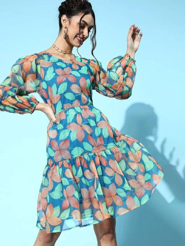 Printed Abstract Women Dress for a Modern and Artistic Appeal Printed Abstract Women Dress for a Modern and Artistic Appeal Blue Floral Organza Tiered Short Dress Printed Abstract Women Dress for a Modern and Artistic Appeal Printed Abstract Women Dress for a Modern and Artistic Appeal Blue Floral Organza Tiered Short Dress