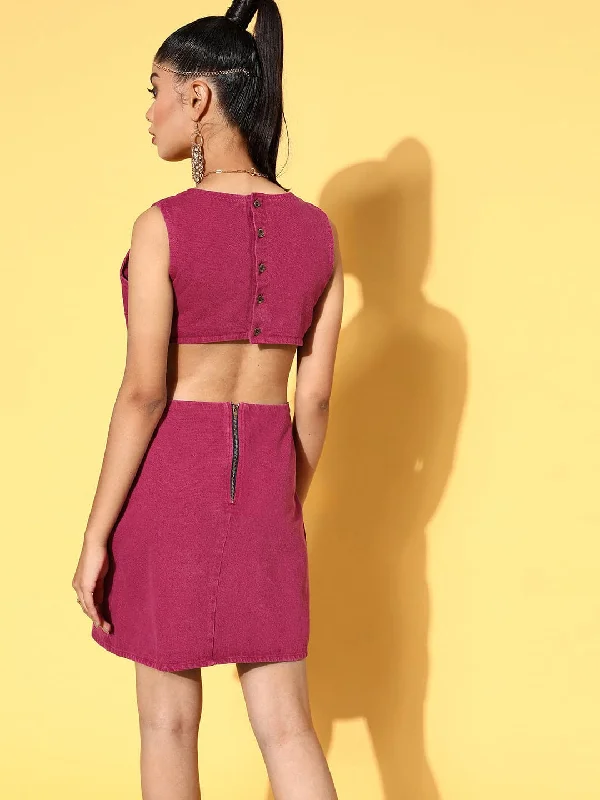Long - Sleeve Women Dress in Velvet for a Luxurious Winter Look Long - Sleeve Women Dress in Velvet for a Luxurious Winter Look Women Fuchsia Back Cut-Out Shift Denim Dress Long - Sleeve Women Dress in Velvet for a Luxurious Winter Look Long - Sleeve Women Dress in Velvet for a Luxurious Winter Look Women Fuchsia Back Cut-Out Shift Denim Dress
