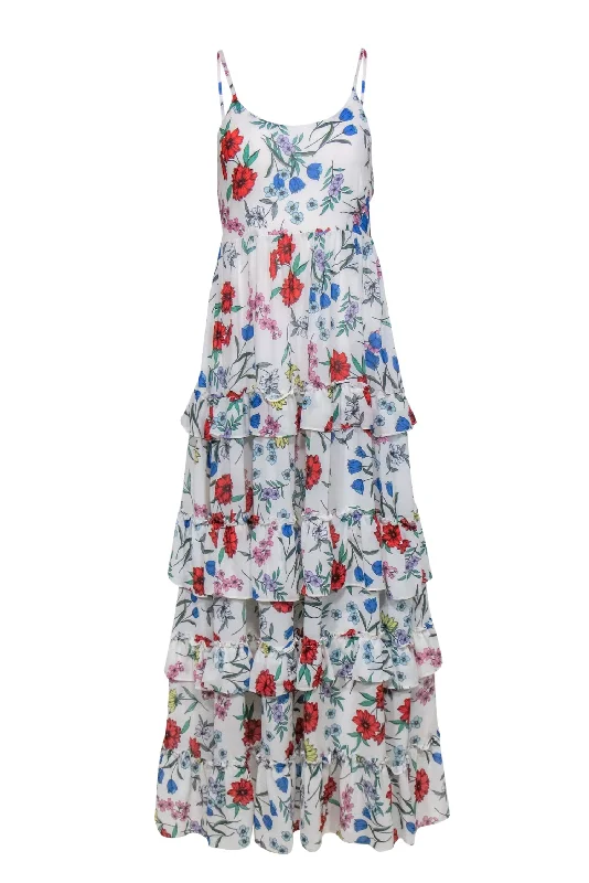 Wrap - Style Women Dress with Adjustable Fit for All Body Types Wrap - Style Women Dress with Adjustable Fit for All Body Types Yumi Kim - White & Multicolor Floral Print Ruffled Maxi Dress Sz XS Wrap - Style Women Dress with Adjustable Fit for All Body Types Wrap - Style Women Dress with Adjustable Fit for All Body Types Yumi Kim - White & Multicolor Floral Print Ruffled Maxi Dress Sz XS