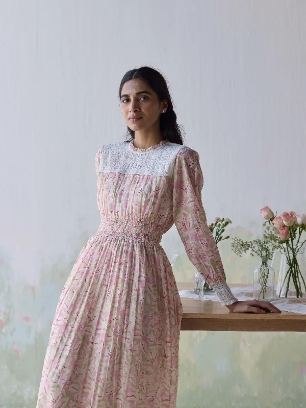 Midi dresses with wrap - around skirts for a customizable fit Pastoral Idyll Midi Dress Midi dresses with wrap - around skirts for a customizable fit Pastoral Idyll Midi Dress