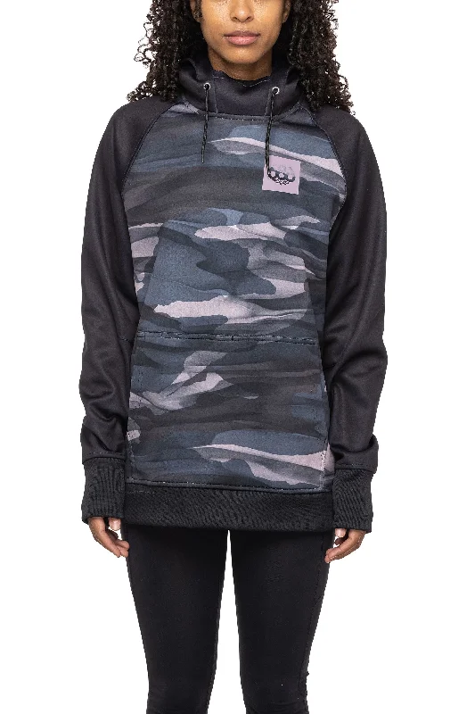 Women's Fleece - Lined Leggings in Black for Warmth during Winter Workouts 686 Women's Bonded Fleece Pullover Hoodie Dusty Orchid Waterland Camo Women's Fleece - Lined Leggings in Black for Warmth during Winter Workouts 686 Women's Bonded Fleece Pullover Hoodie Dusty Orchid Waterland Camo