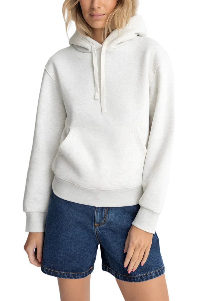 Cropped Women's Fleece Sweatshirt in Burgundy for a Trendy and Warm Look RHYTHM Women's Keilani Hoodie Heather Cropped Women's Fleece Sweatshirt in Burgundy for a Trendy and Warm Look RHYTHM Women's Keilani Hoodie Heather