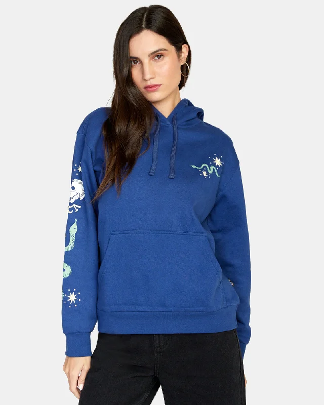 Women's Fleece - Lined Leggings with Patterned Inserts for a Stylish Twist RVCA Women's Tempted Pullover Hoodie Twilight Blue Women's Fleece - Lined Leggings with Patterned Inserts for a Stylish Twist RVCA Women's Tempted Pullover Hoodie Twilight Blue