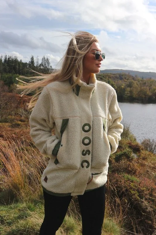 Women's Fleece - Lined Gloves in Black with Touchscreen Compatibility Sherpa Fleece Jacket Cream / Khaki - Women's Women's Fleece - Lined Gloves in Black with Touchscreen Compatibility Sherpa Fleece Jacket Cream / Khaki - Women's