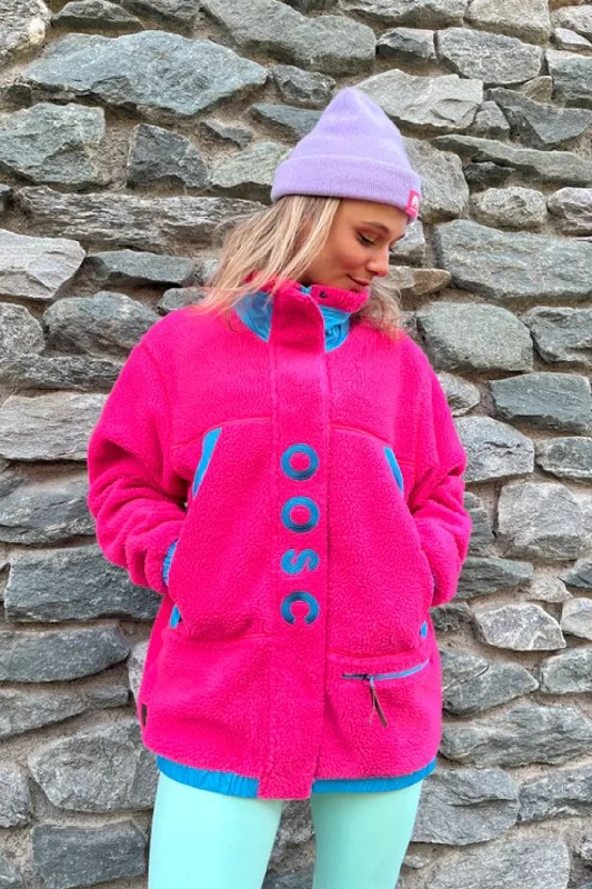 Women's Fleece - Lined Cargo Pants in Brown for Practicality and Warmth Sherpa Fleece Jacket Pink / Blue - Women's Women's Fleece - Lined Cargo Pants in Brown for Practicality and Warmth Sherpa Fleece Jacket Pink / Blue - Women's