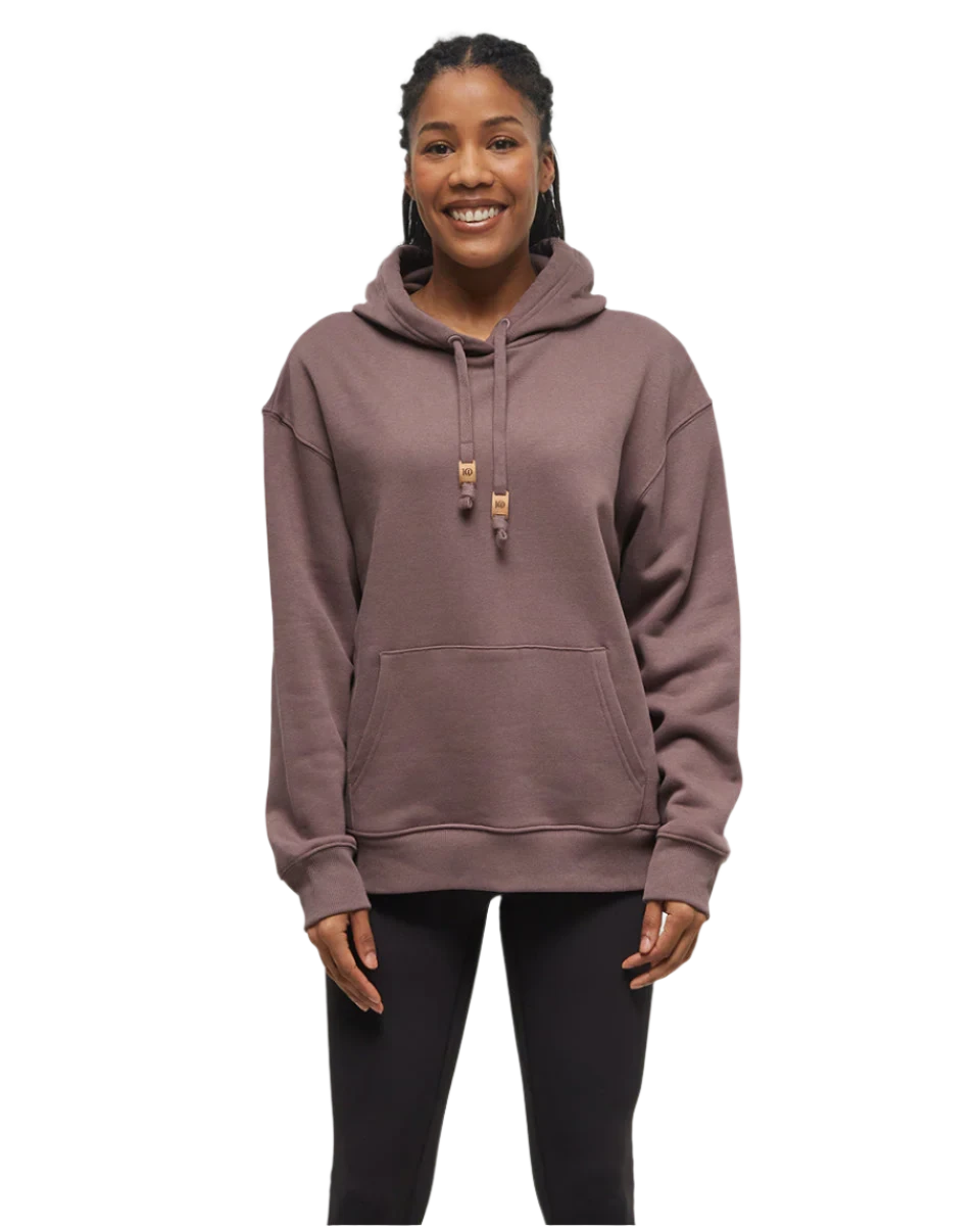Plus Size Women's Fleece - Lined Parka in Khaki with a Removable Hood TENTREE Women's TreeFleece Relaxed Hoodie Elkwood Plus Size Women's Fleece - Lined Parka in Khaki with a Removable Hood TENTREE Women's TreeFleece Relaxed Hoodie Elkwood